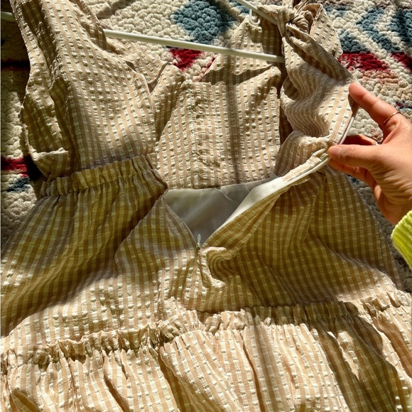 English Factory Gingham Tiered Maxi Dress - Picture 3 of 7